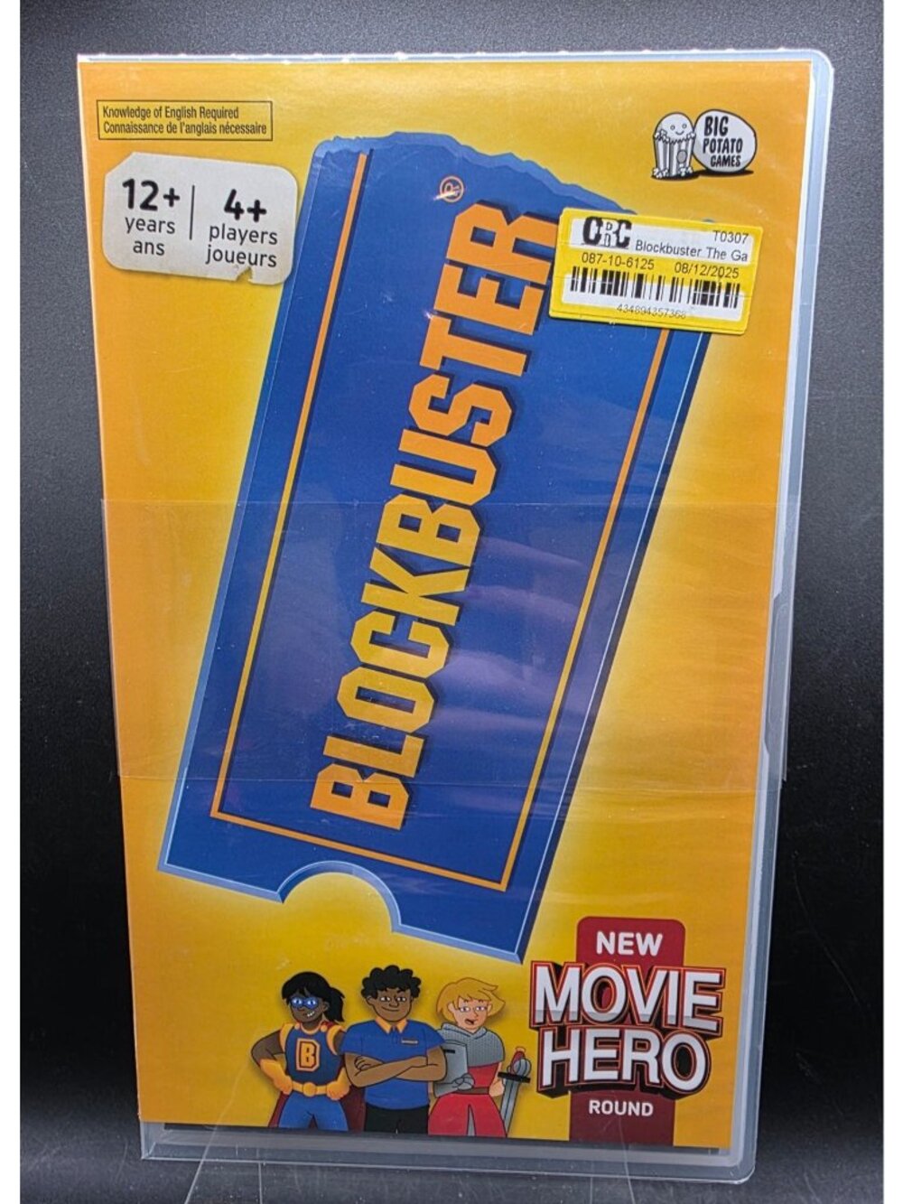Blockbuster Party Game Movie Hero Edition 12+ 4+ Players New Sealed By Big Potat